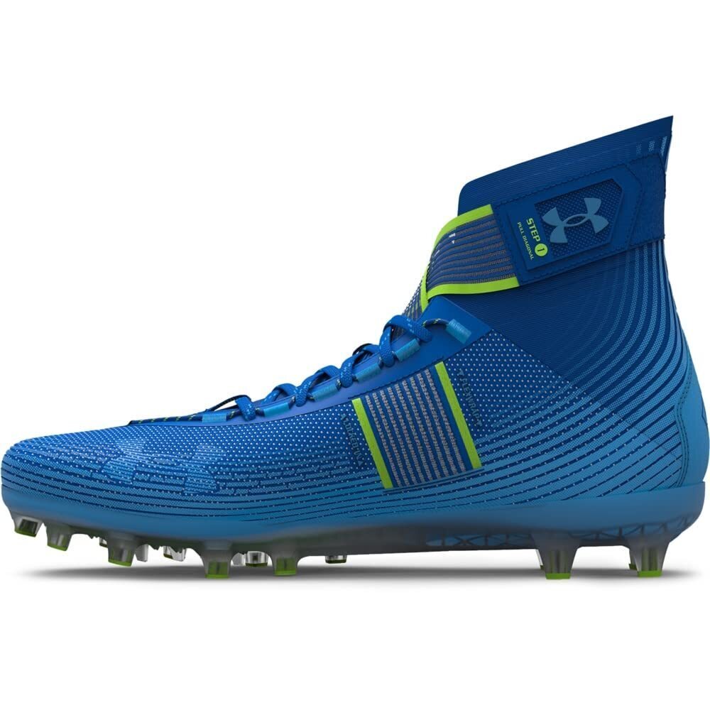 Under Armour Mens Highlight MC Football Cleats Blue 9 Medium